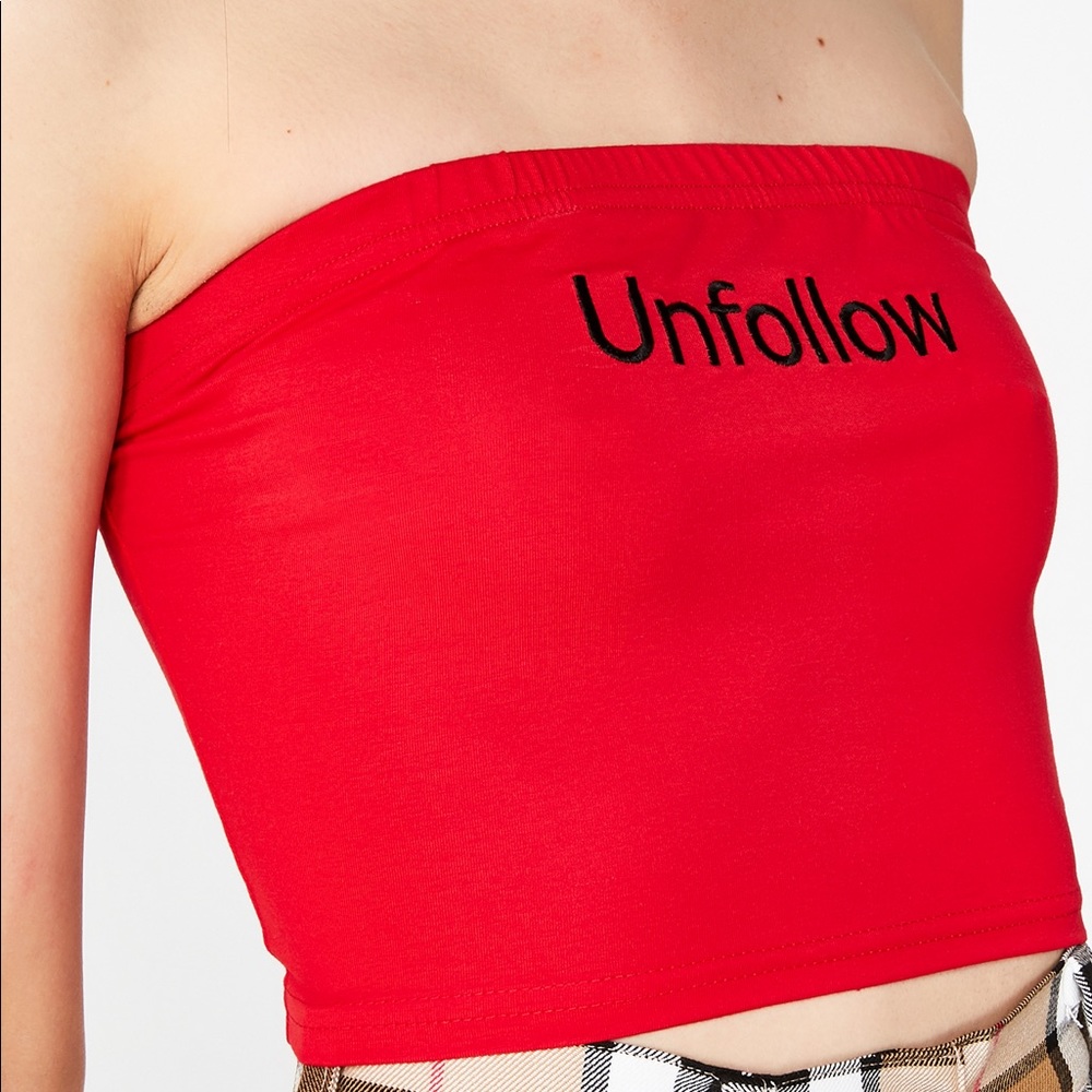 Unfollow Crop Top